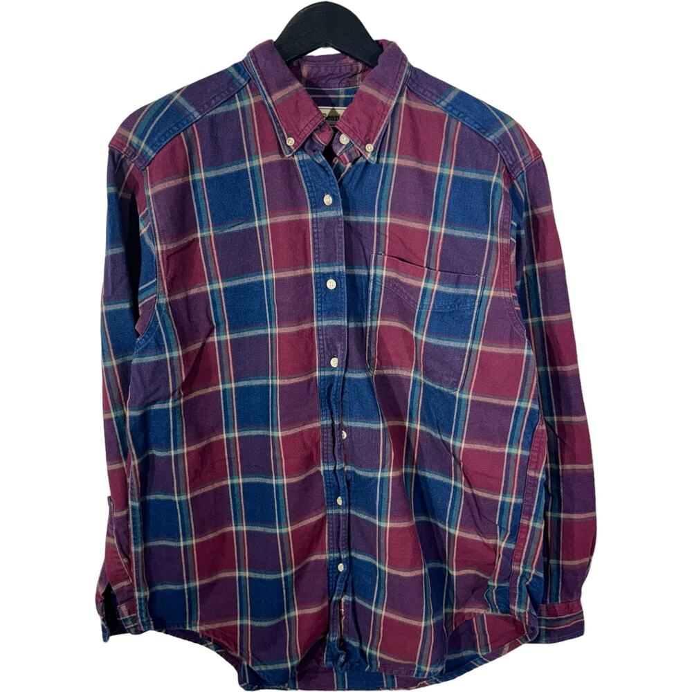 L.L. Bean Plaid Button Up - image 1